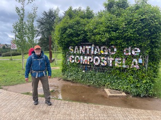 This was the 2nd time I arrived in Santiago de Compostela - 900km hike across the northern coast of Spain.