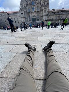 In Santiago - M feet are tired! - Hector M. Rodriguez